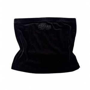Esprit de Corp Black Velvet Tube Top